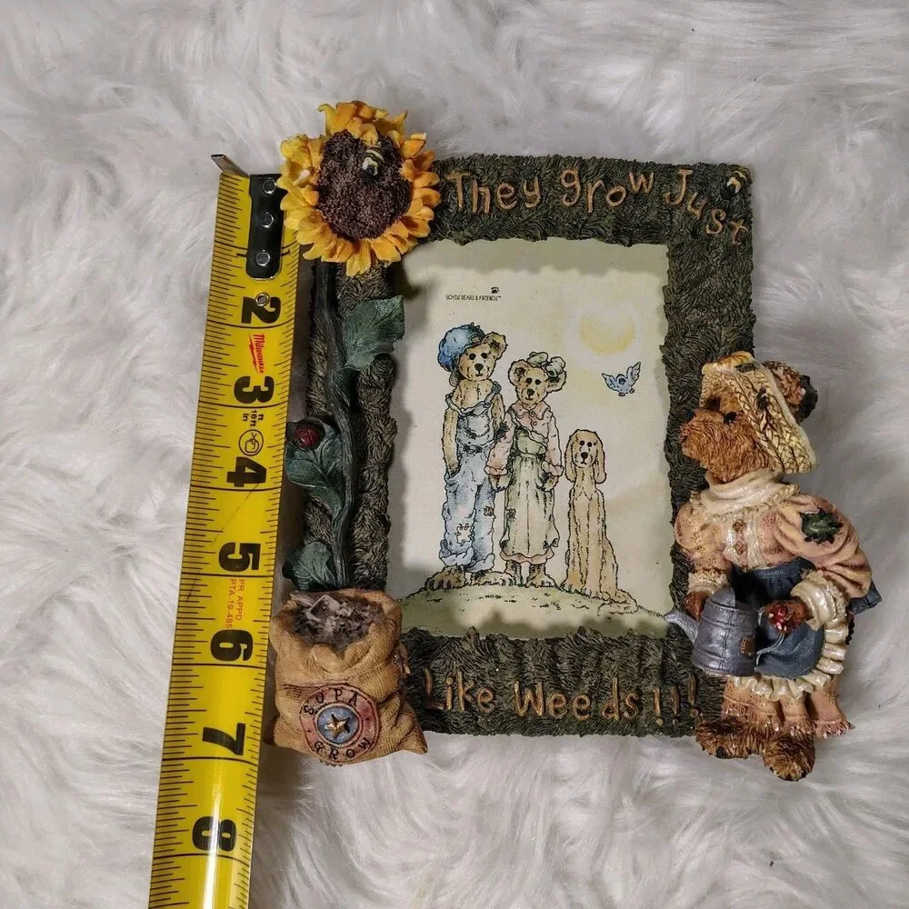 VTG Boyds Bearstone Frame Liddy Pearl How Does Your Garden Grow #27450 - 1st Ed - Picture 2 of 3